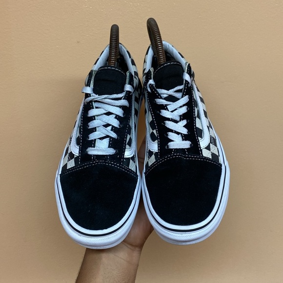Vans Old Skool Checkerboard “Black Cream White” - Picture 12 of 14